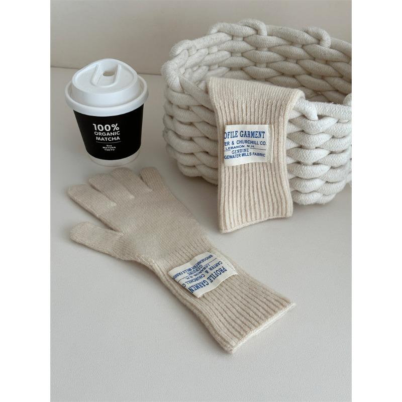 Новые корейские шерстяные вязаные перчатки с сенсорным экраном для женской одежды, утолщенные, для тепла на улице для женщин