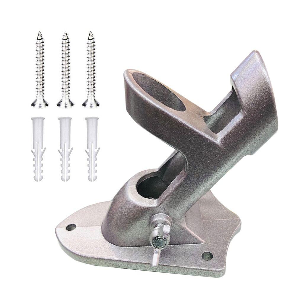 Adjustable Flagpole Base Wall-mounted Flagpole Bracket Accessories Windsock Pole Holder Flag Pole