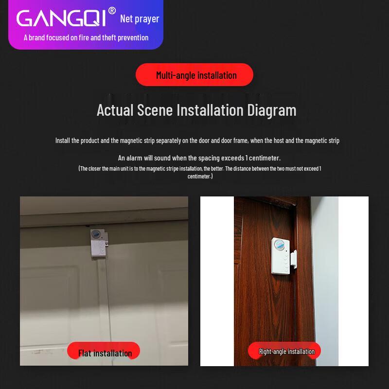 Умный датчик открытия двери/окна Gangqi