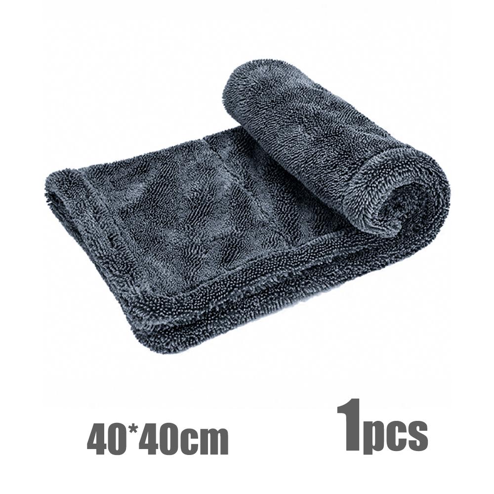 SEAMETAL 1200GSM Microfiber Car Wash Towel Thicken Soft Scratch-Free Car Detailing Towel Fast Drying Cloth for Car Cleaning Tool