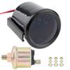 Universal 52mm 12V Car Oil Pressure Gauge Oil Press Meter 0 - 100 PSI for Car / Boat / Truck / ATV with Oil Pressure Sensor