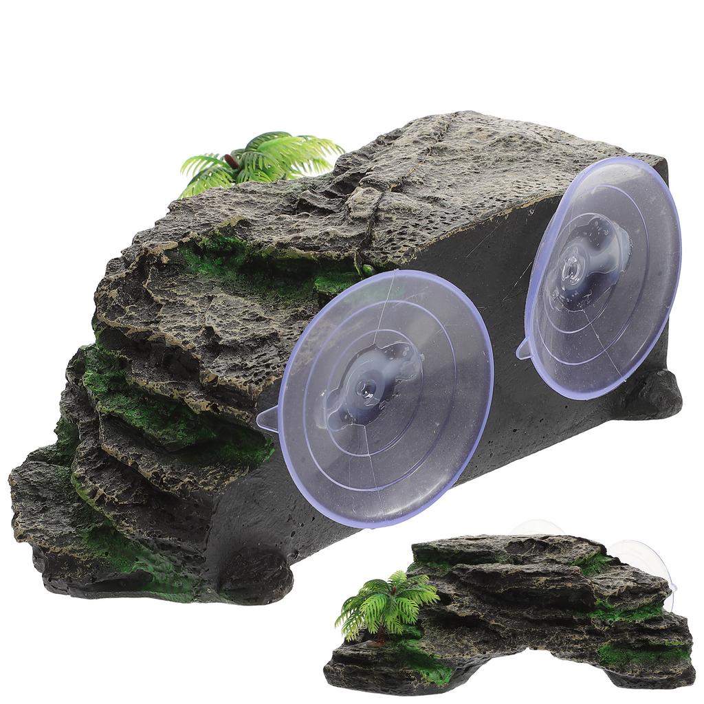 Turtle Basking Platform Realistic Climbing Ornament Aquarium Decoration Turtle Tank Accessories Reptile Habitat Rocks