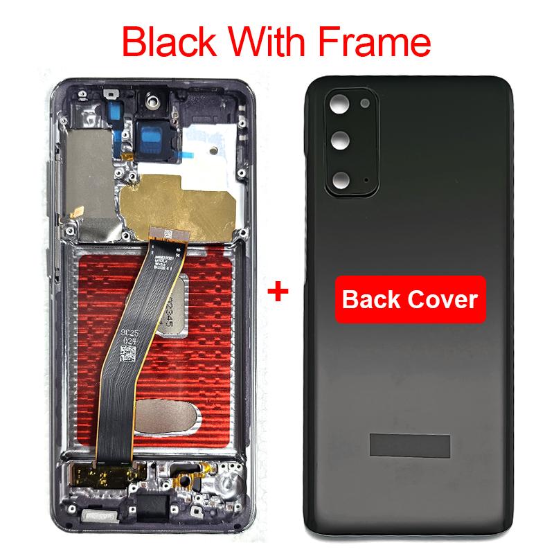 Панель для мобильного телефона S20 TFT Tela Pantalla Amoled OLED LCD Запасной дисплей S20 4G Рамка экрана для Samsung Galaxy SM-G980F