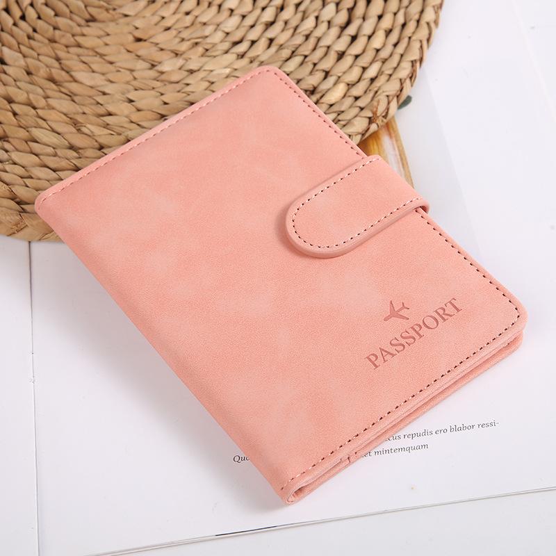 Кожаные обложки-чехлы для паспорта Водонепроницаемый дорожный кошелек для кредитных карт Милая книжка для паспорта для женщин/мужчин Обложка для паспорта с застежкой