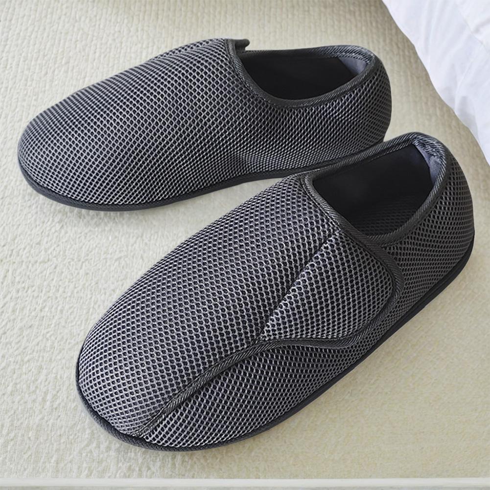 Женские и мужские диабетические туфли с регулируемой застежкой для отечных ног