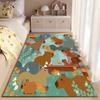 Capybara Hot Spring Pattern suitable as a non-slip mat for the living room or bedroom sofa