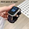 Эластичный браслет-скранчл для Apple Watch Series 11 46 мм Ремешок Женский в горошек Пряжа-стиль Милый Скранчл для iWatch 10/8/7 38/41 мм 42 мм 44 мм 45 мм