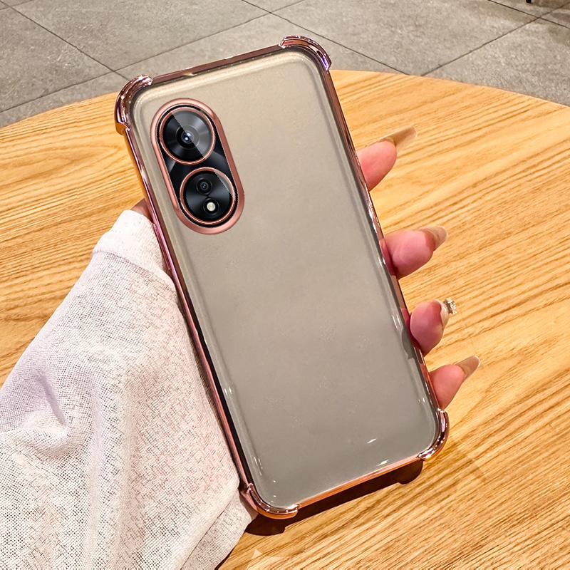 Противоударный чехол с подушкой безопасности и пленкой для объектива для Realme C53 C35 C33 C31 OPPO A93 A96 A97 A57 A58 A72 A35 A55 A56 A57 A17 A9 A5 Reno 6 7 8 9 10 11 12 Pro