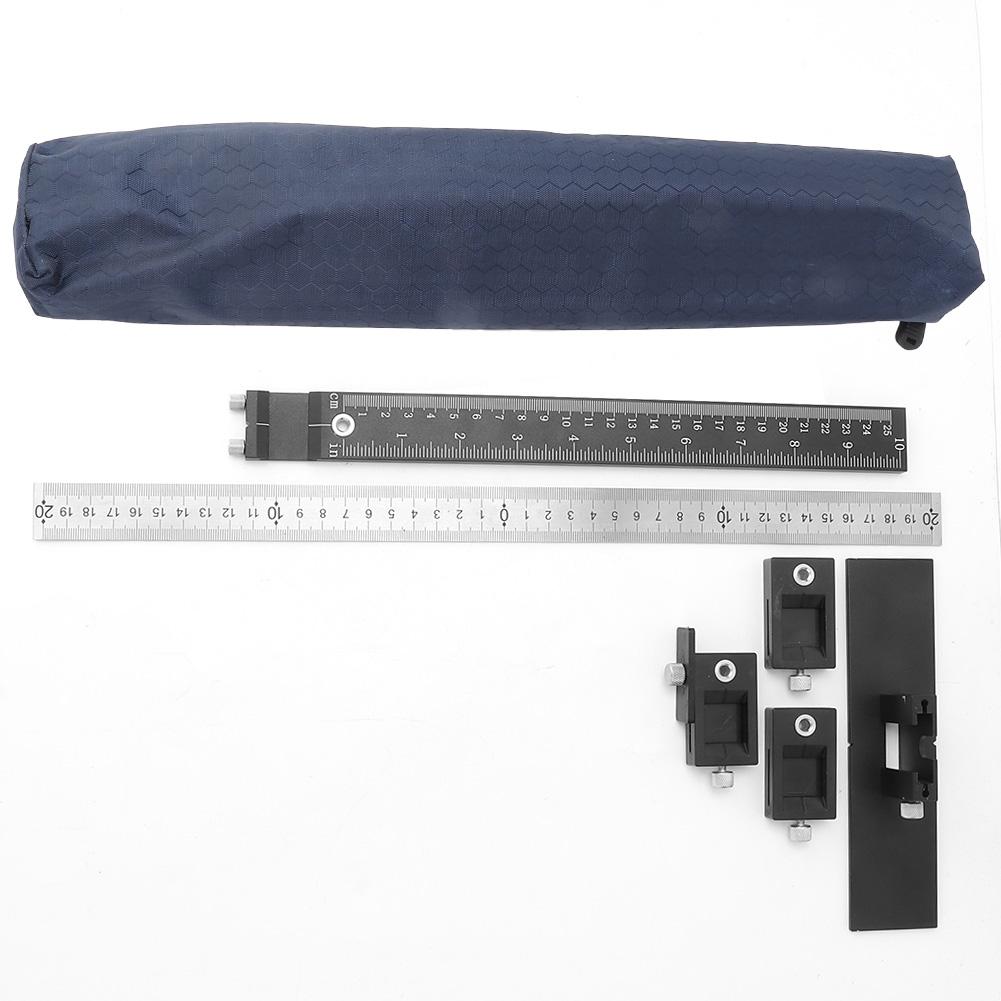 Woodworking Dowel Jig Wood Hole Punching Drilling Guide Locator Positioning Ruler