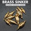 Additional Weight Line Sinkers Weights Copper Fishing Lead Fall Brass Hook Connector Sinker