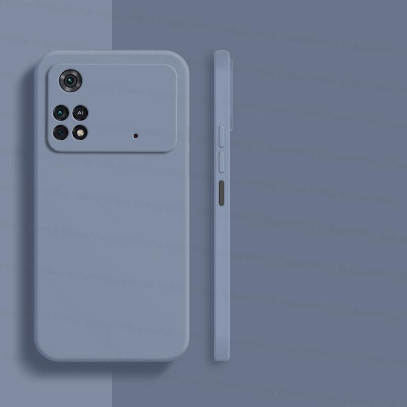 Для Xiaomi Poco X4 Pro 5G Чехол Xiaomi Poco X3 X4 X5 Pro 5G Чехол Противоударный жидкий силиконовый чехол для телефона Xiaomi Poco X4 Pro 5G