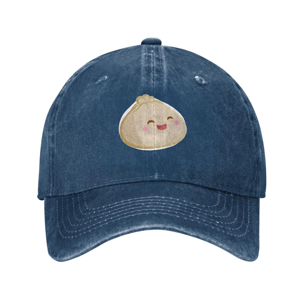 Chinese Xiao Dumpling Food Sun Baseball Cap Happy Bao Bun FeUnisex Unisex Design Hip Hop Hats Summer Rock Breathable Snapback Cap