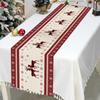 Модная новогодняя скатерть, дорожка для стола, чехол с флагом, рождественские подарки, рождественский декор
