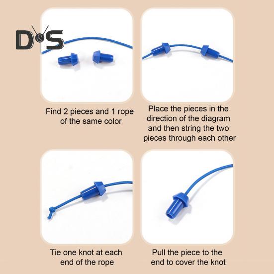 1 набор для детей, игра по распутыванию веревок, настольная игра с узлами из скрученной веревки, логическое мышление, интерактивная обучающая красочная эластичная веревка, распутывающая игрушку