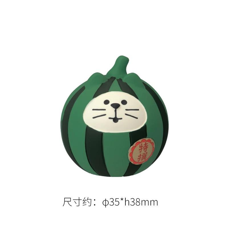 Милая наклейка на холодильник с кошкой, продуктовый zakka, хлеб, кофейня, декоративный подарок, магнитный, высокая ценность, украшение для холодильника
