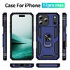 360° Rotatable Ring Holder Kickstand Phone Case for IPhone 17E 17 Air 16 15 14 13 12 11 Pro Max 7 8 Plus Shockproof Armor Cover