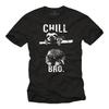 Футболка Funny Gamer Geek с надписью Chill Bro