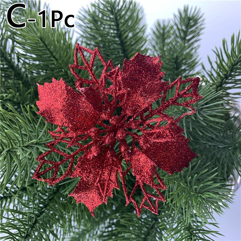 Рождественские украшения Рождественский нежный полый цветок Рождественская елка гирлянда украшения подвеска Рождественский декор