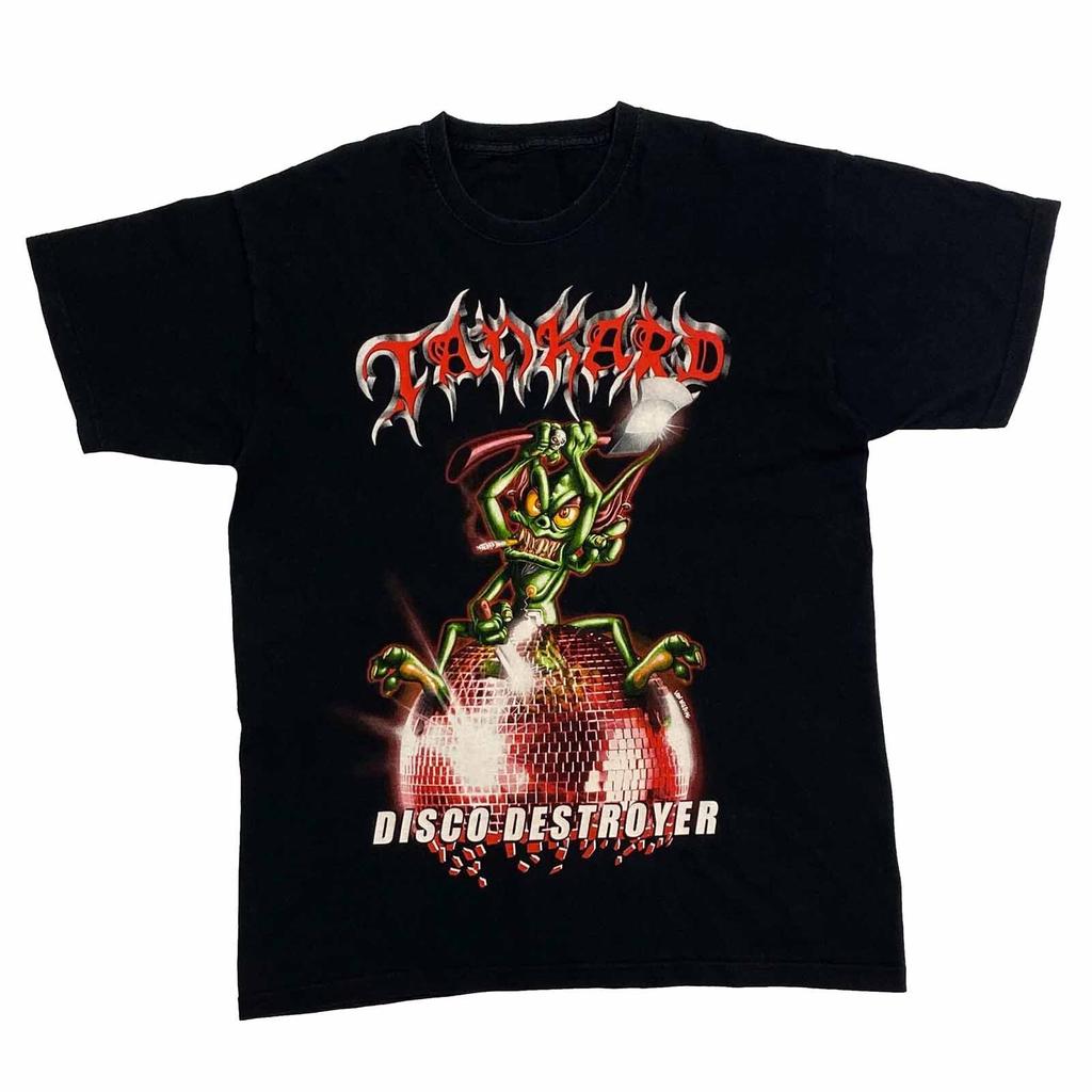 Retro Disco Destroyer Tankard Band Shirt Black unisex S-5XL 1P0063 Unisex T-Shirt
