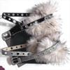 Spicy Girl Style Furry Waistband Y2K Plush Waist Belt Vintage Leather Fur Belt Daily
