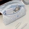 Bunny Print Pencil Case Flip-top Pencil Pouch Multi-functional Stationery Bag  Students
