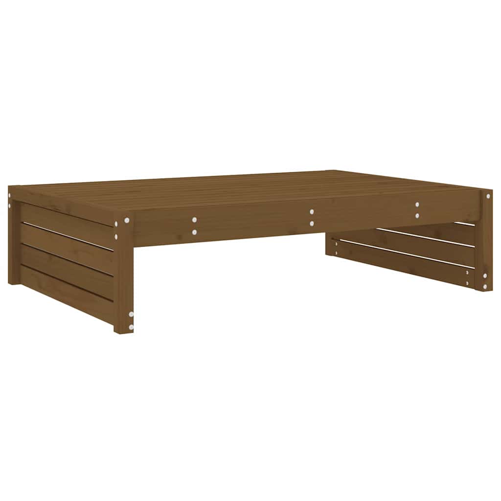 Garden Stool Honey Brown 120 x 80 cm Solid Pine Wood