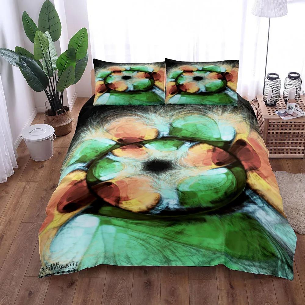 Egyptian Horus Ethnic Duvet Cover Set UK Single Double Queen King US Twin Full King Size Bed Linen Set