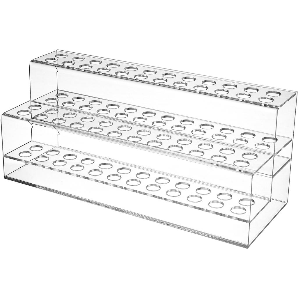 Акриловый держатель для ручек, большая вместимость, складная подставка для стола, полка для хранения кистей, офисные органайзеры, школьный офис