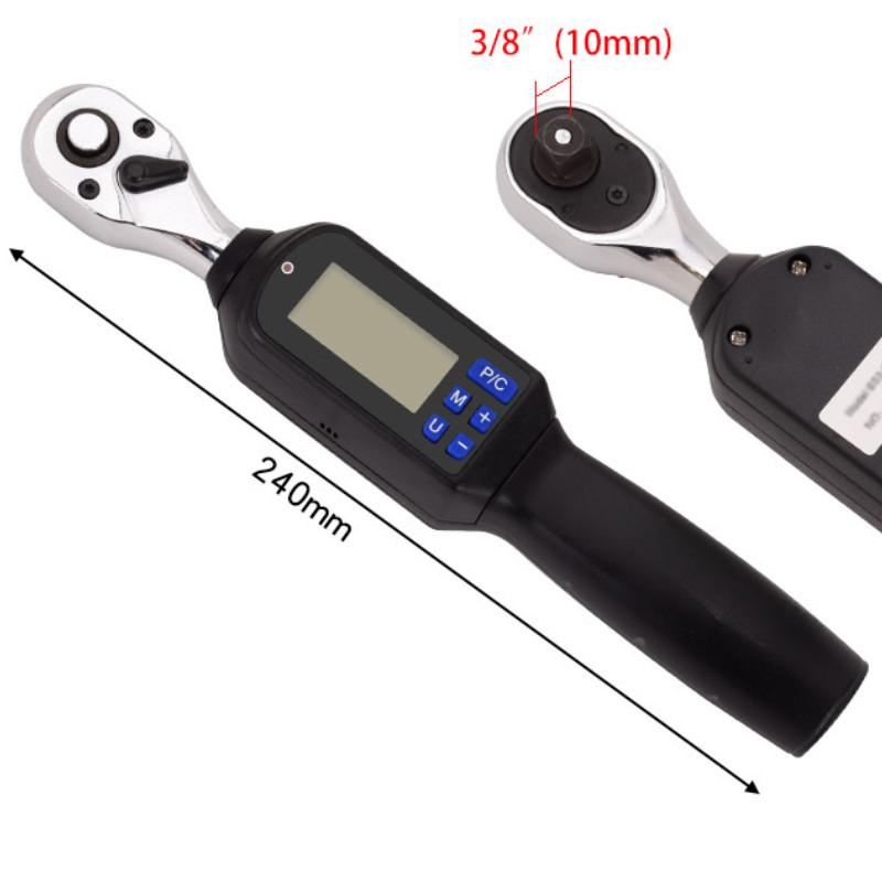 Car And Bicycle Repair Spanner Mini Digital Display Torque Wrench High Precision 100Nm Torque Measuring Tool