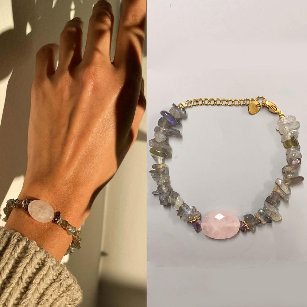 Браслет Feeling Spar Mix and Match Браслет из натурального пресноводного жемчуга Тренд для путешествий Сочетание