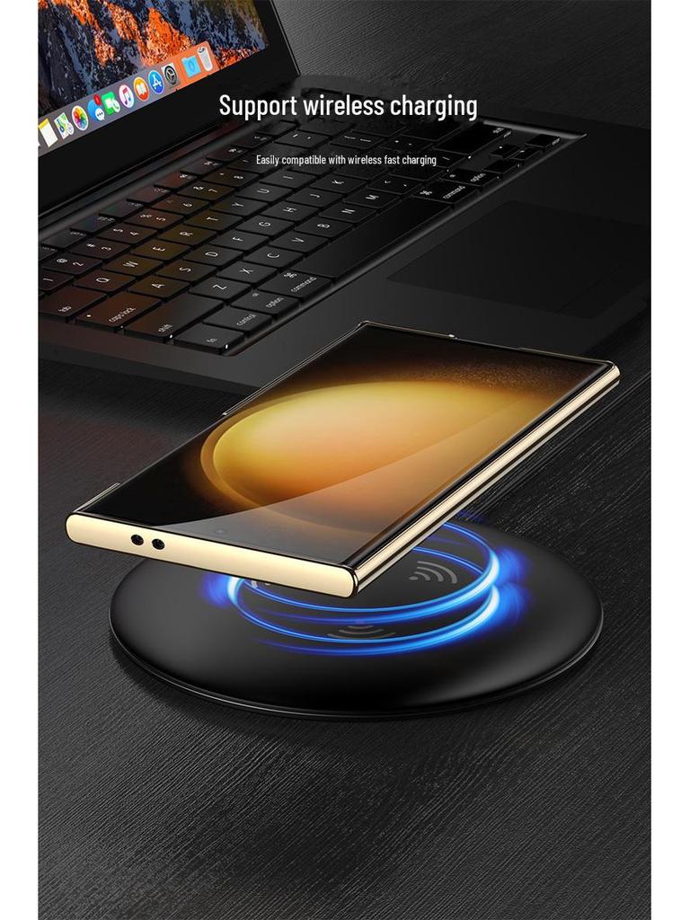 Чехол и держатель для телефона Samsung S24/S25 из ультра-гальванизированной кожи