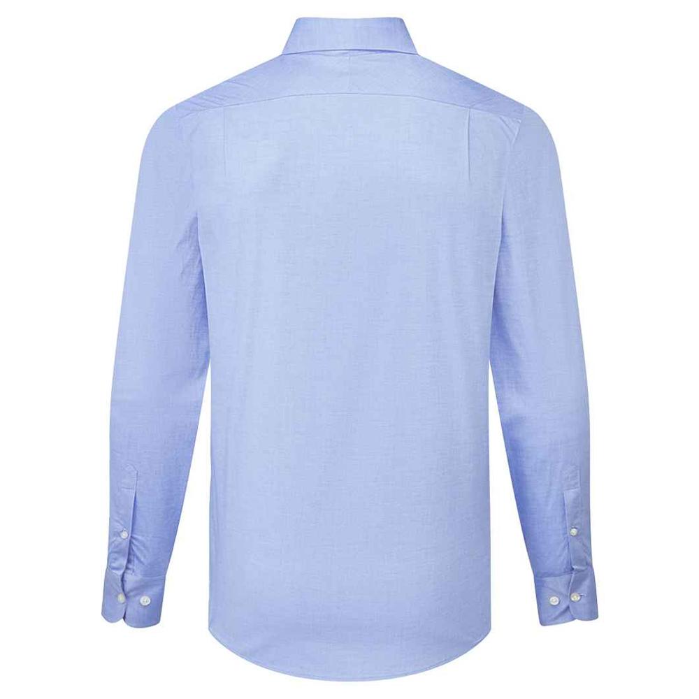 Premier Mens Supreme Oxford Long-Sleeved Formal Shirt