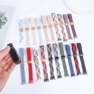 Магнитный плетеный ремешок для Xiaomi Mi Band 10 Аксессуары дышащий нейлоновый браслет ремешок pulseira correas для Xiaomi Mi band 9 8