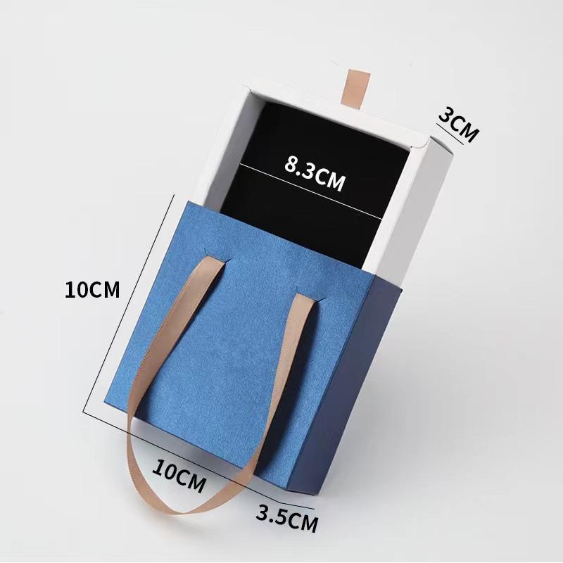 Выдвижной ящик для бумаги, шкатулка для драгоценностей, ручная упаковка ювелирных изделий, подарочная коробка для хранения колец, сережек, ожерелий