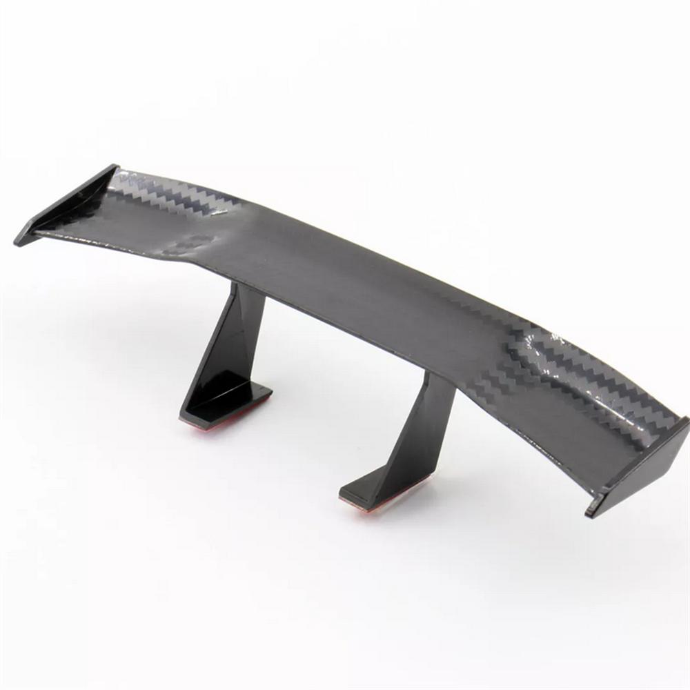 Новый Черный Карбоновый Автомобиль 17см Твиловый Вид GT Крошечный Мини Задний Спойлер Крыло Декорация