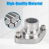 Straight Up Water Neck Aluminum Polished Thermostat 180 Degrees Style2 Silver