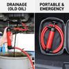 Siphon Pump Liquid Transfer Hand Suction Alloy PVC Fluid Extractor Car Gas Petrol Diesel Oil Aquarium Water Tool Two Way Flow