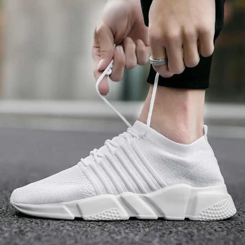 Платформа Толстая подошва Мужские повседневные ботинки Беговые Мужские Классические Туфли Кроссовки Баскетбол Спорт Тренеры Высочайшее качество Tenya