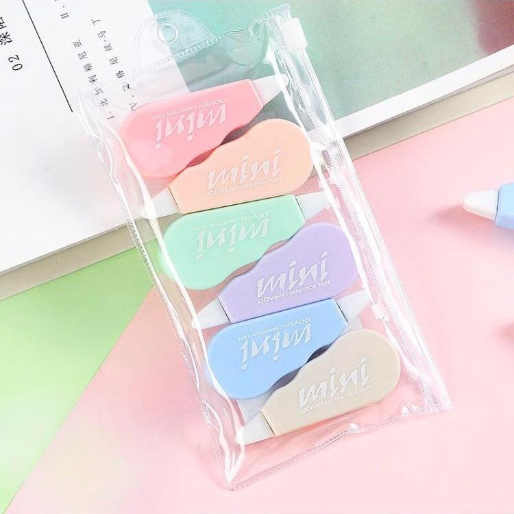 6 Pcs Fitting Correction Tape Mini Correction Tape Creative Correction Tape Student Correction Tape
