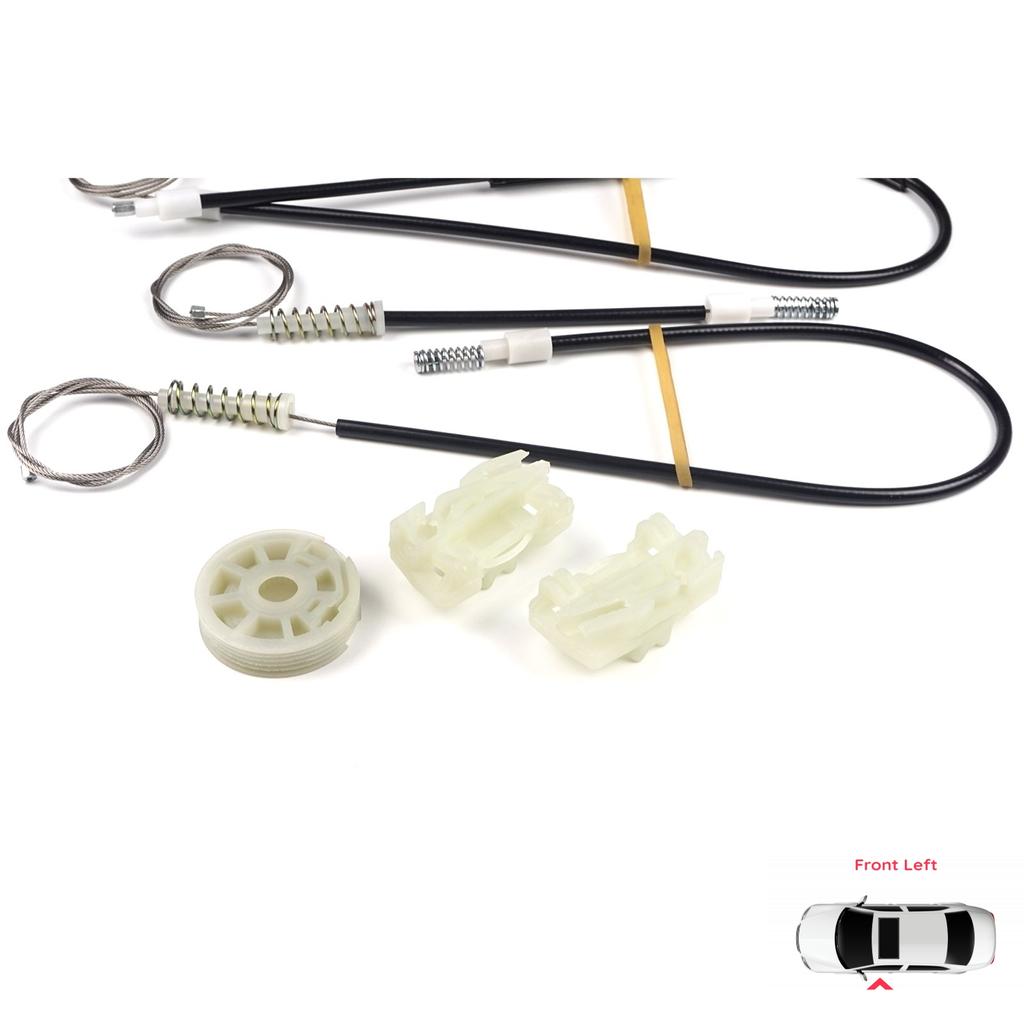 EWR404 Power Window Regulator Repair Set Front Left Door for Land Rover Freelander MK1 L314 LN 1997-2006 3/5 Door LR006372