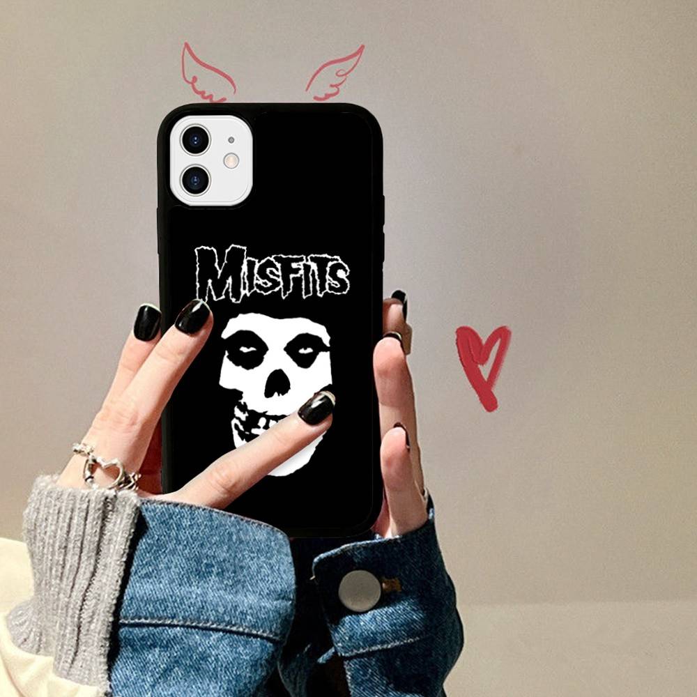Чехол для телефона The Misfits Гленн Данциг Для IPhone 11 12 13 14 15 16 17 Pro Max Plus PC+TPU Чехол