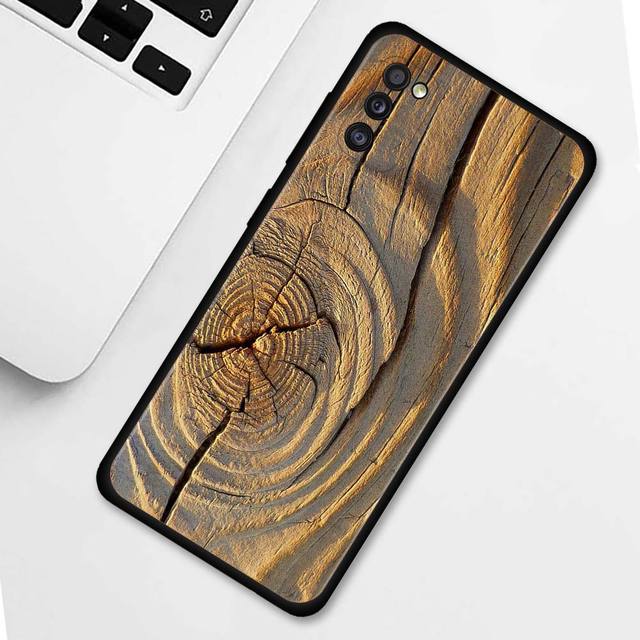 Чехол для Samsung A51 A71 A21s A21 A12 A11 A02s A02 A01 A91 A72 A52 A42 A41 A32 A31, силиконовый чехол из натурального дерева