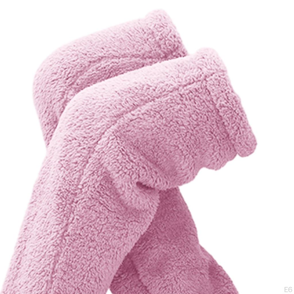 Гетры Высокие Носки до Бедра Манжеты для Сапог Костюм Длинные Чулки Носки-Тапочки Выше Колена Пушистые