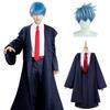 Лэнс Краун Косплей Гравитационная Магия Mashle Косплей Полный Взрослый Костюм для Школьного Фестиваля Парик Крауна [Отличное Качество] Парик, Костюм, Набор, Костюм, (Копье