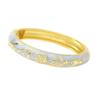 5 Petals Flower Crystal Bangle Traditional Women's Hand Bracelet Vintage Cloisonne Bangle  Girls