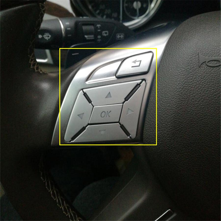 Steering Wheel Button Cover Trim For Mercedes W176 W246 W204 W212 W218 W166 R231