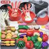 Игровой набор "Кухня" для малышей, игрушечная еда для резки, игрушки для имитации готовки для мальчиков и девочек, детский набор симуляторов кухонной утвари