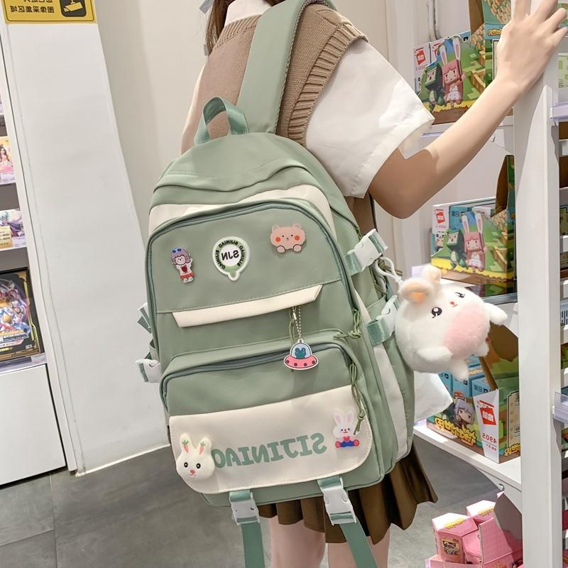 Рюкзак Младшей Средней Школы Мультфильм Симпатичные Женщины Школьный Портфель Студентов Колледжа
