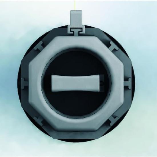 TRUSCO Цепная стойка Барьерная линия Маркировка Опасность Вход воспрещен (с лентой) TST-BR-2