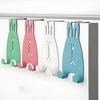 Cartoon Rabbit Door Back Hook Carbon Steel Coat Hook Durable Cupboard Rear Hanger Kitchen